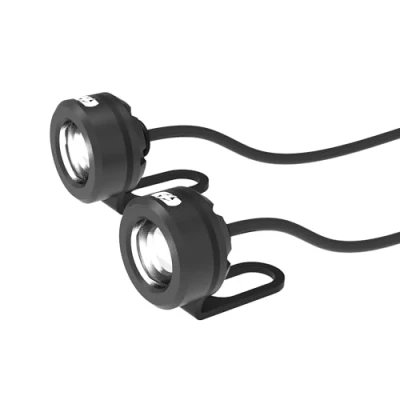 Image of Oxford Run Light Front (Pair) Bike Lighting Ancillary Headlights Motorcycle. EL381, Black