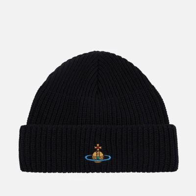 Image of Vivienne Westwood Beanie Unisex Beanie, Size: One Size, Black