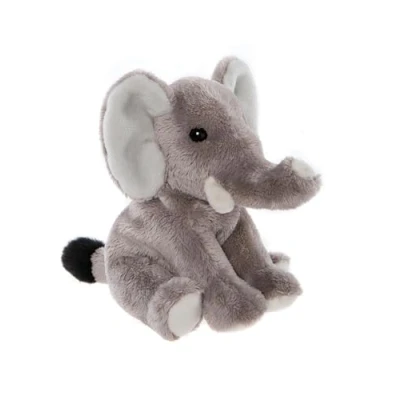 Image of Cuddle Cubs Elephant Plush Teddy by Charlie Bears Soft Small Newborn Baby Gift Cute Animal