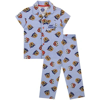 Image of Paw Patrol Boys Pyjamas Chase Marshall Blue 18 24 Months