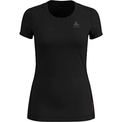 Image of Odlo MERINO 130 Women&#039;s Functional Underwear Short Sleeved Shirt, black, S