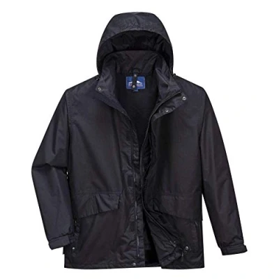 Image of Portwest Argo Breathable 3 in 1 Jacket, Size: XXXL, Colour: Black, S507BKRXXXL