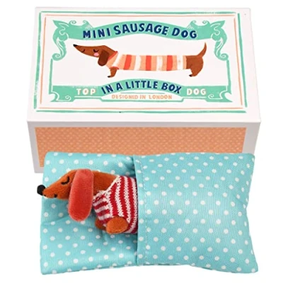 Image of Rex London Mini Sausage Dog In A Little Box