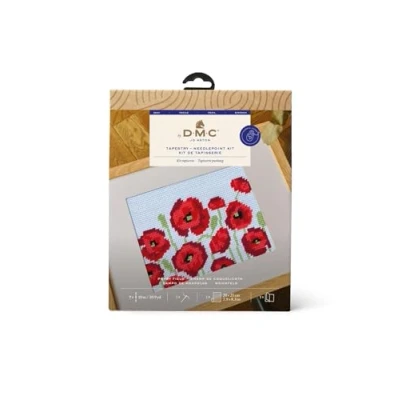 Image of DMC Tapestry &amp; Needlepoint Kit Poppy Field by Jo Aston Easy