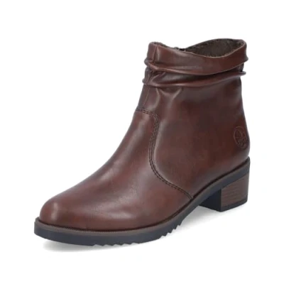 Image of Rieker Women&#039;s Ankle Boots Y0551, Boots, Brown 25, 6 UK