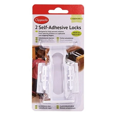 Image of Clippasafe Self Adhesive Locks (2 Pack)