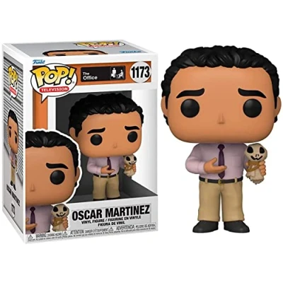 Image of Funko POP! TV: the Office Oscar Martinez With Ankle Attachments Collectable Vinyl Figure Gift Idea Official Merchandise Toys for Kids &amp; Adults TV Fans Model Collectors