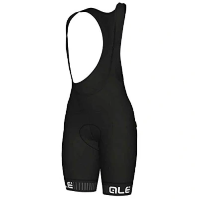 Image of Alé Cycling Women&#039;s Pragma Traguardo Bib Shorts, Black/White, L