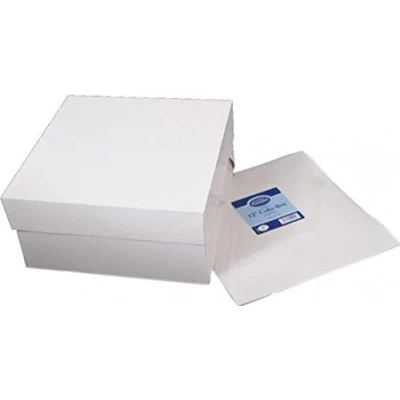 Image of 12&quot; White Cake Box Wedding/Party 6&quot; Deep