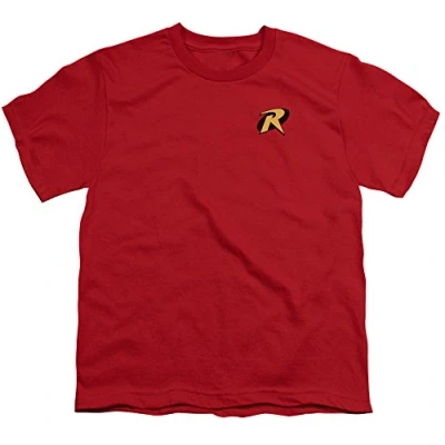 Image of Batman DC Comics Robin Costume Big Boys T Shirt Tee