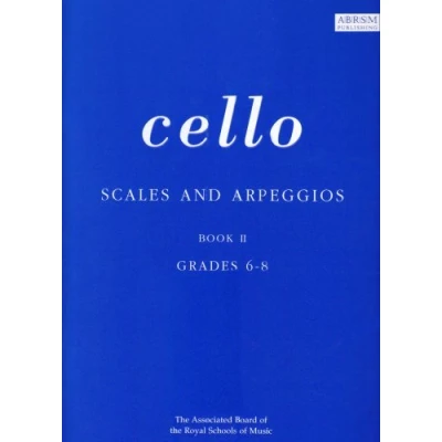 Image of Scales and Arpeggios for Cello Grades 6 8