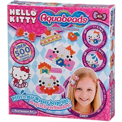 Image of Aquabeads Hello Kitty Hair Clips Craft Kit