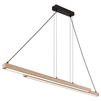 Image of Grekkie Bar Pendant Ceiling Light Gold LED Dimmable 2700 6500K Remote Control Timer