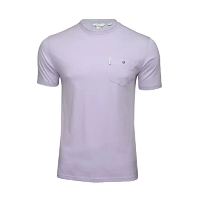 Image of Ben Sherman Mens T Shirt &#039;Signature Pocket Tee&#039; (Lilac) S