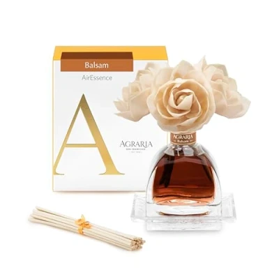 Image of AGRARIA AirEssence Flower and Reed Diffuser Set, Hand Crafted Sola Botanical Home Fragrance Diffuser, Scented Oil Gift Set for All Occasions