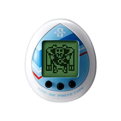 Image of BANDAI Anime Evangelion Tamagotchi Evacchi Rei Model EVA 00 Proto Type Toy, White