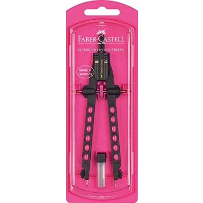 Image of Faber Castell Pink Factory Neon 174335 Spring Bow Compass