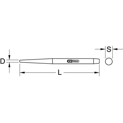 Image of KS Tools 156.0350 Centre punch, 10mm