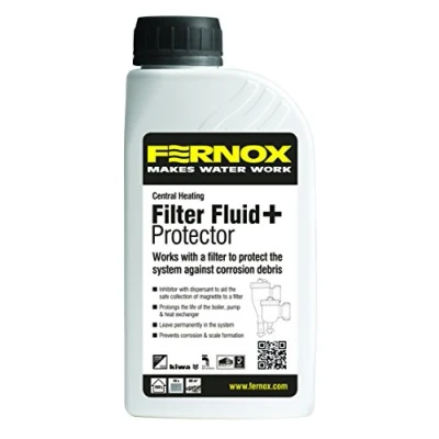 Image of Fernox 231159 62234 F1 Filter Fluid Plus Protector, Clear, 500 ml