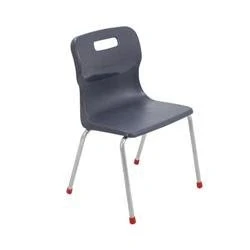 Image of Titan 4 Leg Chair Size 380mm Seat Height Charcoal T14 C