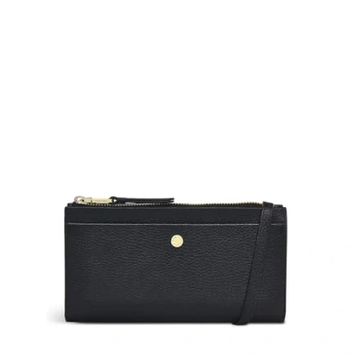 Image of Radley London Rivington Large Phone Crossbody Purse for Women, in Black Soft Grained Leather