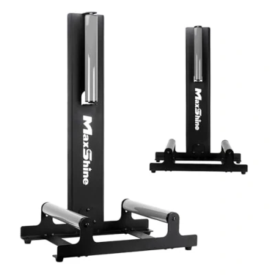 Image of Maxshine Wheel Stand Tire Roller (Large, Grey Rollers)