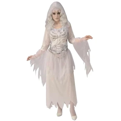 Image of Rubies 1001799M000 Ghostly Woman Adult Fancy Dress, Multi, 14 16