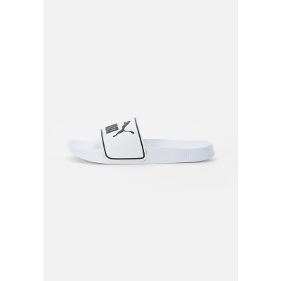 Image of Puma Unisex Adults Leadcat 2.0 Slide Sandals, White Black, 12 UK
