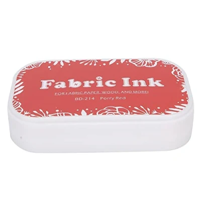 Image of Ink Pads, Colorful Craft Stamp Pads for Rubber Stamps Paper Scrapbooking Wood Fabric(Dark Red)
