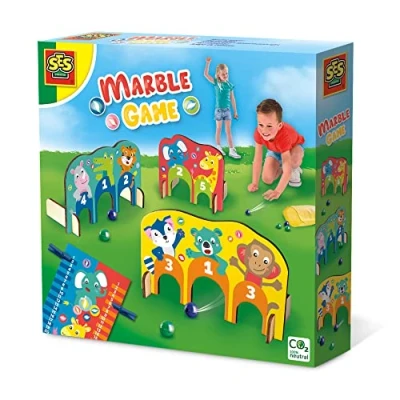 Image of SES Creative Marble game Wooden archboards