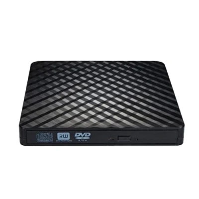 Image of EDEDE Portable DVD Player, External CD Drive, USB 3.0 And Type C +/ Rw Drive Reader DVD/CD ROM Burner Rewriter for Beginners