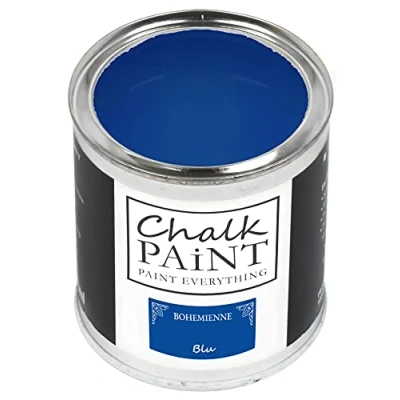 Image of Chalk Paint Everything® Blu (Blue) 750 ml Water Based for Shabby Chic Furniture, Décor, and Upcycling Projects Non Toxic, Easy to Apply