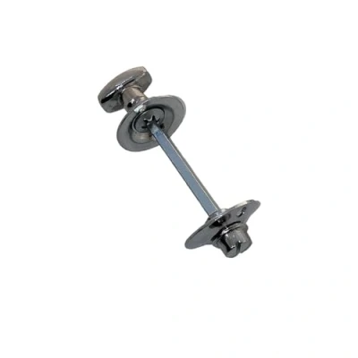 Image of Vibe Thumbturn &amp; Release Bathroom Lock on Chrome Door Handle for Internal Doors