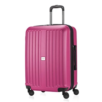 Image of HAUPTSTADTKOFFER X Berg Luggage Suitcase Hardside Spinner Trolley 4 Wheel Expandable, TSA, 65 cm, Pink mat