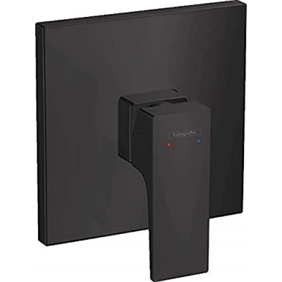 Image of hansgrohe Metropol Flush Mounted Single Lever Shower Mixer Tap Matt Black