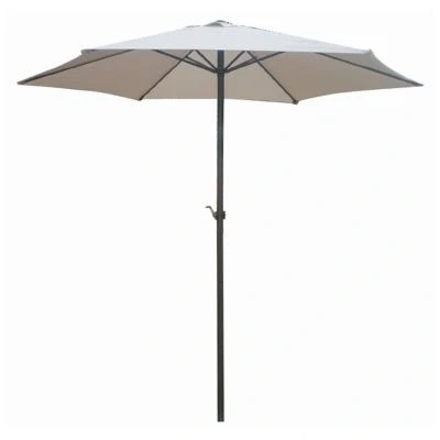 Image of Redwood 2.7M Wind Up Parasol With Steel Shaft Cream