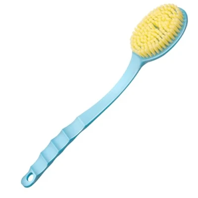 Image of Body Brush Back Scrubber with Long Handle Bath Shower Cleaning for Exfoliating Men and Women