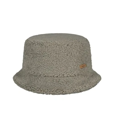 Image of Barts Womens Teddybuck Borg Fleece Fluffy Bucket Hat Pale Army One Size