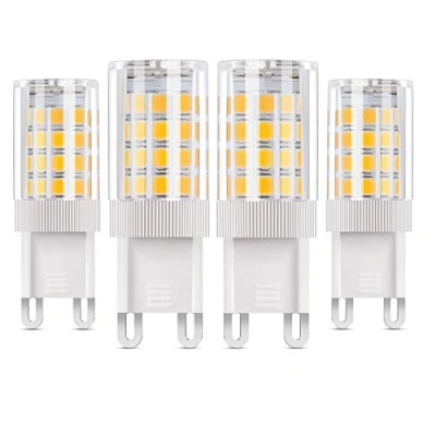 Image of Vicloon G9 LED Bulbs 4 Pack, 5W 500LM Light Bulbs, Warm White 3000K, Non Dimmable, No Flicker, 50W Halogen Bulb Equivalent, Energy Saving