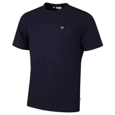 Image of Calvin Klein Mens Campus T Shirt Navy L