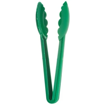 Image of Mercer Culinary Utility Tongs, Nylon, Green, 23 x 4.3 9.1 cm