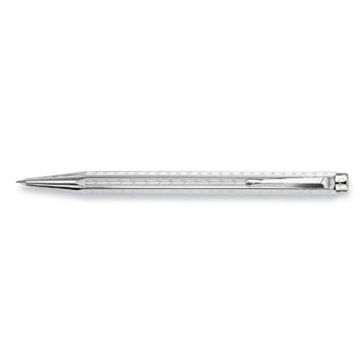 Image of Caran d&#039;Ache Chevron Mechanical Pencil 0.7mm Rhodium