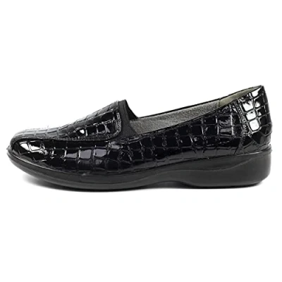 Image of Lunar Womens Nieve Comfort Shoe 8 Black