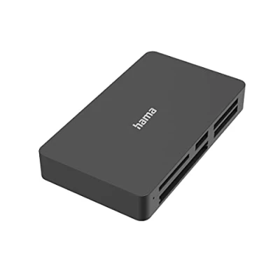 Image of Hama SD Card Reader USB 3.0 &quot;All in One&quot; 5 Gbps for SD, SDHC, SDXC, microSD, microSDHC, microSDXC, MMC, MS, CF, xD Memory Cards, 1 Windows and Mac)