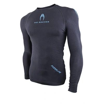 Image of HO Soccer Protek Technical Inner Shirt for Goalkeeper Unisex Adult, Unisex_Adult, 050.5579_XXL, Black, XXL