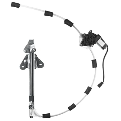 Image of Frankberg Electric Window Regulator Front Right Driver Side with Motor Compatible Cherokee XJ SUV 1997 2001 Replace# 55154958AI
