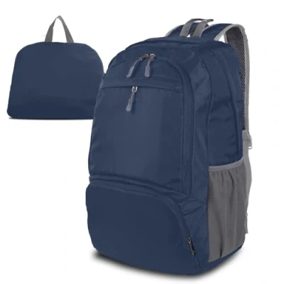 Image of Dewellyoo Lightweight Hiking Backpack, Foldable Outdoor Camping Travel Multi functional Trekking Rucksack Climbing Mountaineer Sport Daypack Bag for Men Women (Blue)