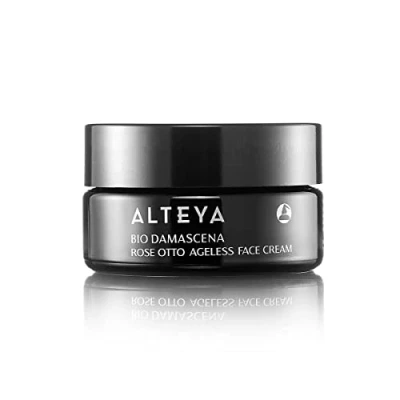 Image of Alteya Organic Ageless Rose Face Cream 50ml NaTrue Certified Bulgarian Oil and the Bio DamascenaTM Skin Reviving Complex Restaurative, Promoting a Radiant Glowing Appearance