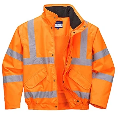 Image of Portwest Hi Vis Breathable Mesh Lined Jacket, Color: Orange , Size: M, RT62ORRM