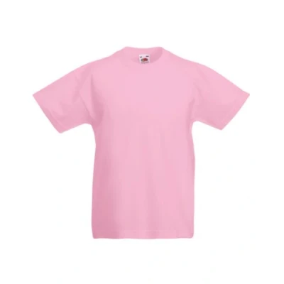 Image of Fruit of the Loom T Shirt Girls, Light pink, 5 6 Years